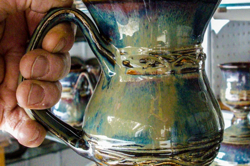 Handmade pottery piece by Heaven In Earth Pottery